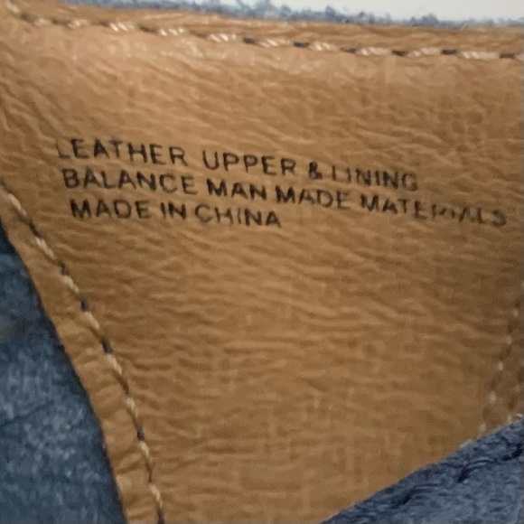 Born Katharina Ankle Booties Blue Suede Women Size 8 Zip Back Boho Distressed - Picture 13 of 14